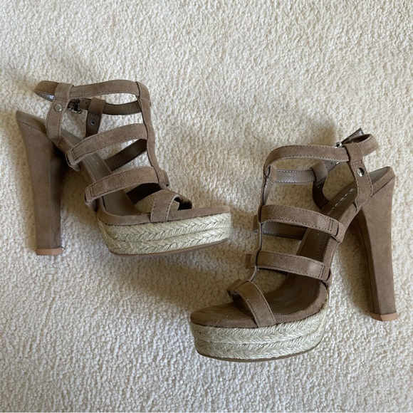 BCBG Shoes - BCBGeneration Baileys Espadrille NEW! Strappy High Heel Platform Sandal Size 6